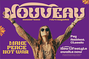 Redsema | Groovy Retro Font, a Font by twinstd (Thumbnail 9 of 12)