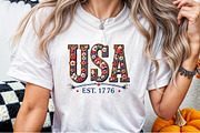 Floral Embroidery USA Png Retro Amer, an Illustration by Sublimation Artist (Thumbnail 5 of 9)