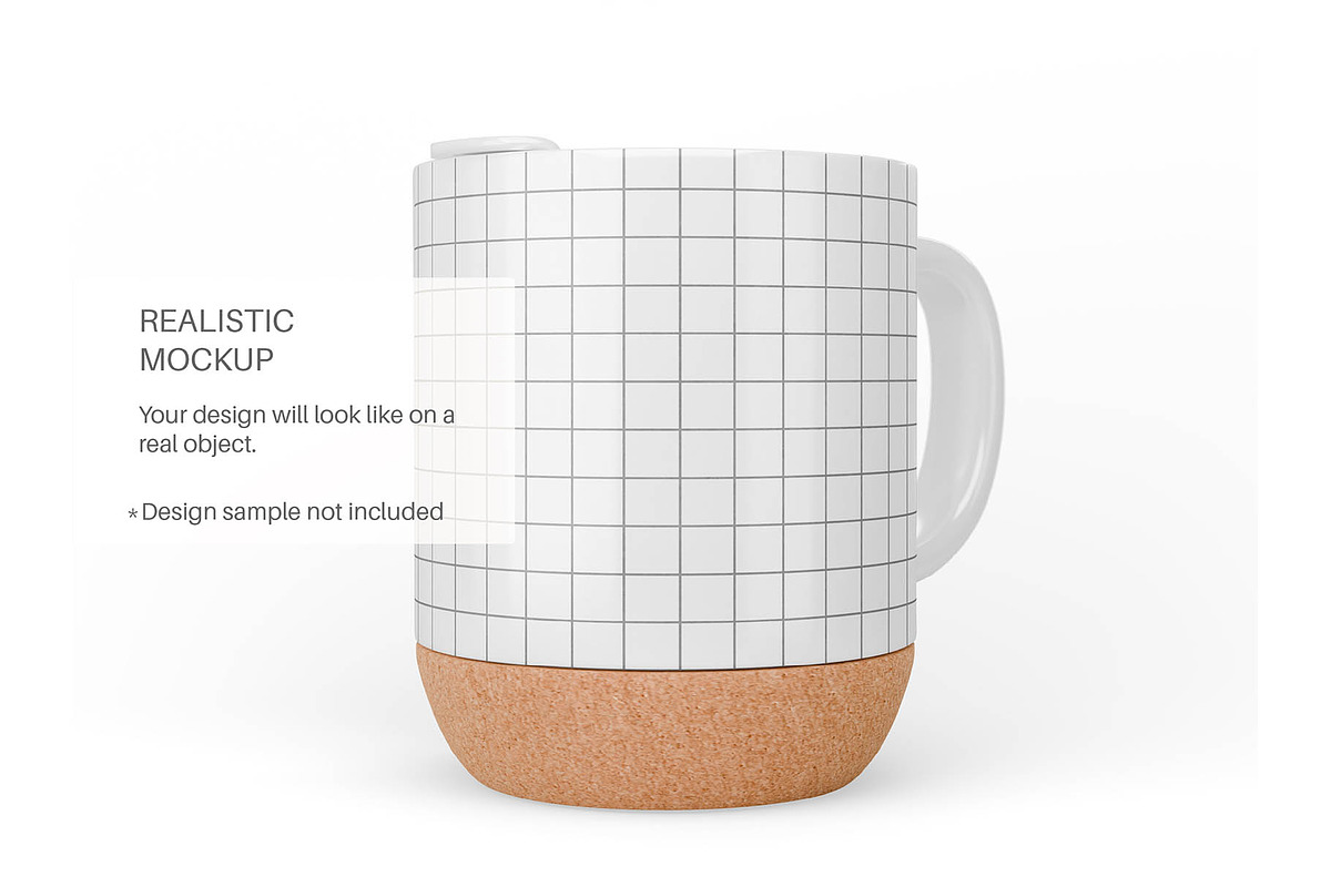 Cork Base Mug Mockup, a Cups & Container Mockup by MockupsBox (Photo 4 of 6)