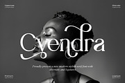 Cyendra || Modern Stylish Serif Font, a Serif Font by Ermedia Studio (Thumbnail 1 of 10)