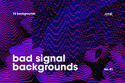 Bad Signal Backgrounds Vol. 01, a Background Graphic by dvtchk (Thumbnail 2 of 10)