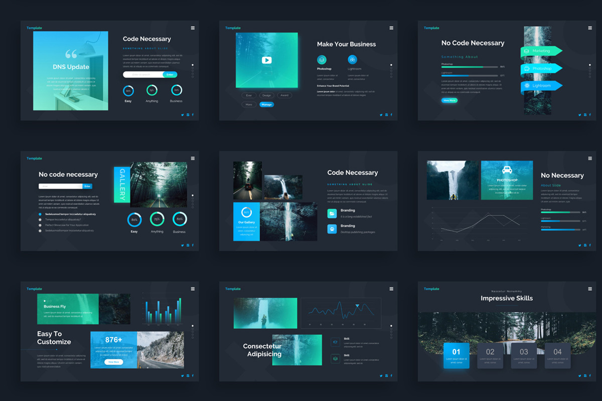 Portal Bundle Powerpoint FULL IMAGES, a Presentation Template by One Percent Studio (Photo 23 of 28)