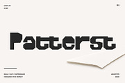 Patterst – PaperCut Display Font, a Symbol Font by Jadatype.id (Thumbnail 1 of 8)