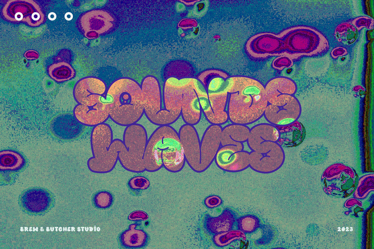 Bulmont | Bubble Typeface, a Font by Brew & Butcher Studio (Photo 8 of 12)