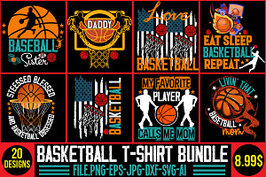 Basketball T-shirt Bundle