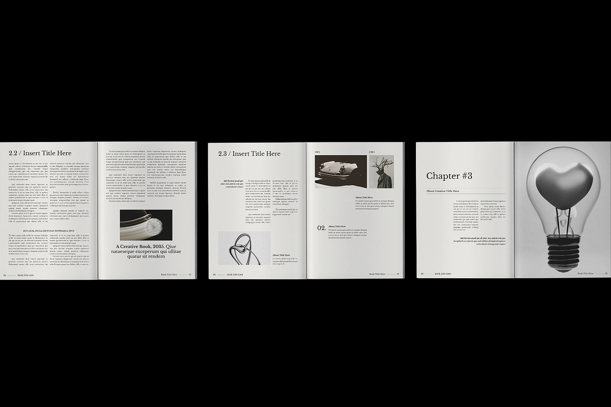 Book Title Layout Design Template, a Brochure Template by TemplateFolio-Shop (Photo 11 of 19)