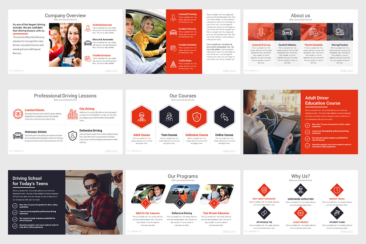Top Automobile PowerPoint Templates, a Presentation Template by SlideSalad (Photo 20 of 33)