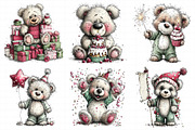 Birthday Teddy Bear Clipart Bundle, an Illustration by Daily.Designs (Thumbnail 5 of 8)