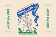 Badge Americana Vintage Serif, a Serif Font by timelesstype.co (Thumbnail 15 of 20)