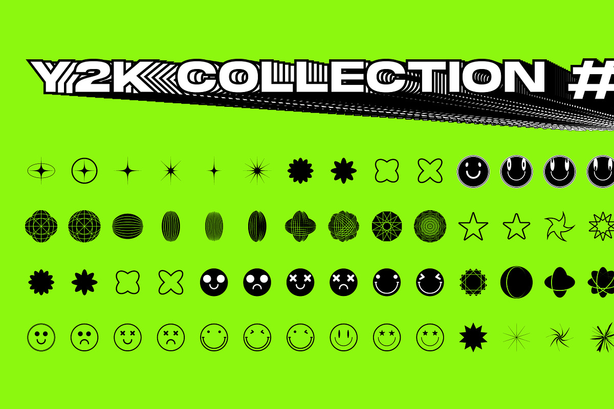 Y2K Aesthetic UI Elements, an Object Graphic by vitalinagerman