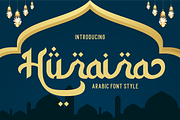 Huraira - Arabic Font, a Font by PutraCetol Studio (Thumbnail 1 of 11)