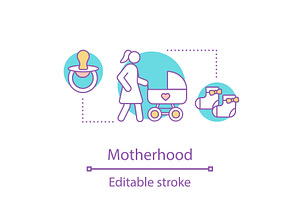 Motherhood Concept Icon