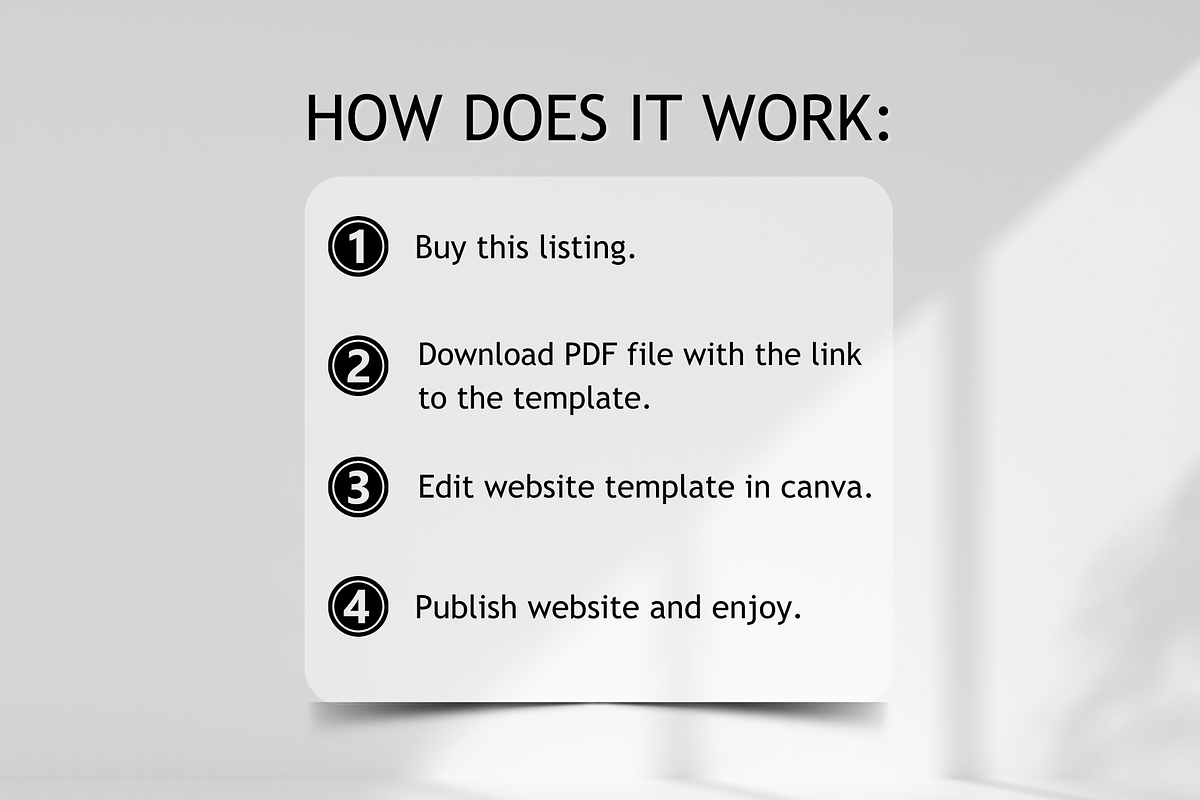 UGC Creator Website Canva Template, a Landing Page Template by Mindful Digital Co. (Photo 9 of 9)