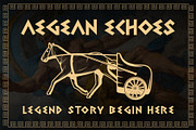 Archides- Ancient Greek Display Font, a Sans Serif Font by Pekotype (Thumbnail 5 of 15)