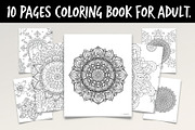 Mandala Art Line Drawing Pack Set, an Illustration by yasushie (Thumbnail 1 of 11)