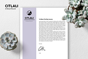 Citlali - Customizable Résumé, a Resume Template by lauren.ogard (Thumbnail 1 of 2)
