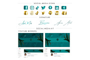 Canva Branding Kit Green Forest, a Branding & Logo Template by CopertiniStudio (Thumbnail 4 of 7)
