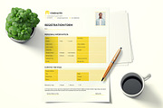 Registration Form, a Stationery Template by iDoodle Studio (Thumbnail 4 of 4)