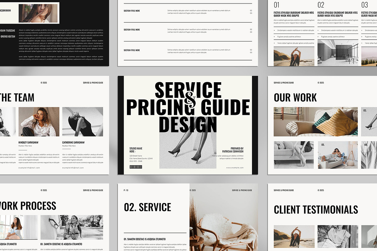 Service & Pricing Guide | Canva, a Brochure Template by ElvinPrint (Photo 2 of 8)