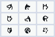 Minimalist Dog Logo Design Bundle, a Branding & Logo Template by Vectorium Studio (Thumbnail 2 of 2)