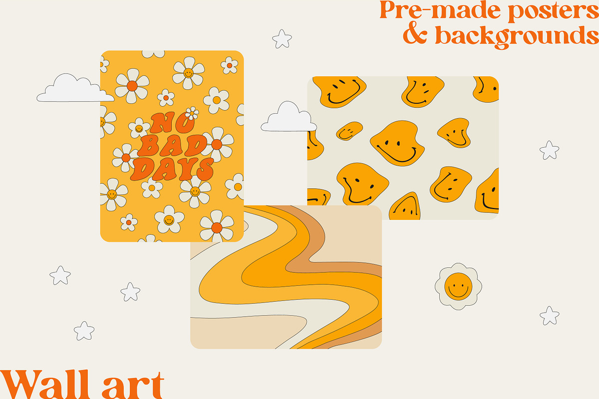 Good vibes | Graphics & patterns, an Illustration by by Margo (Photo 3 of 7)