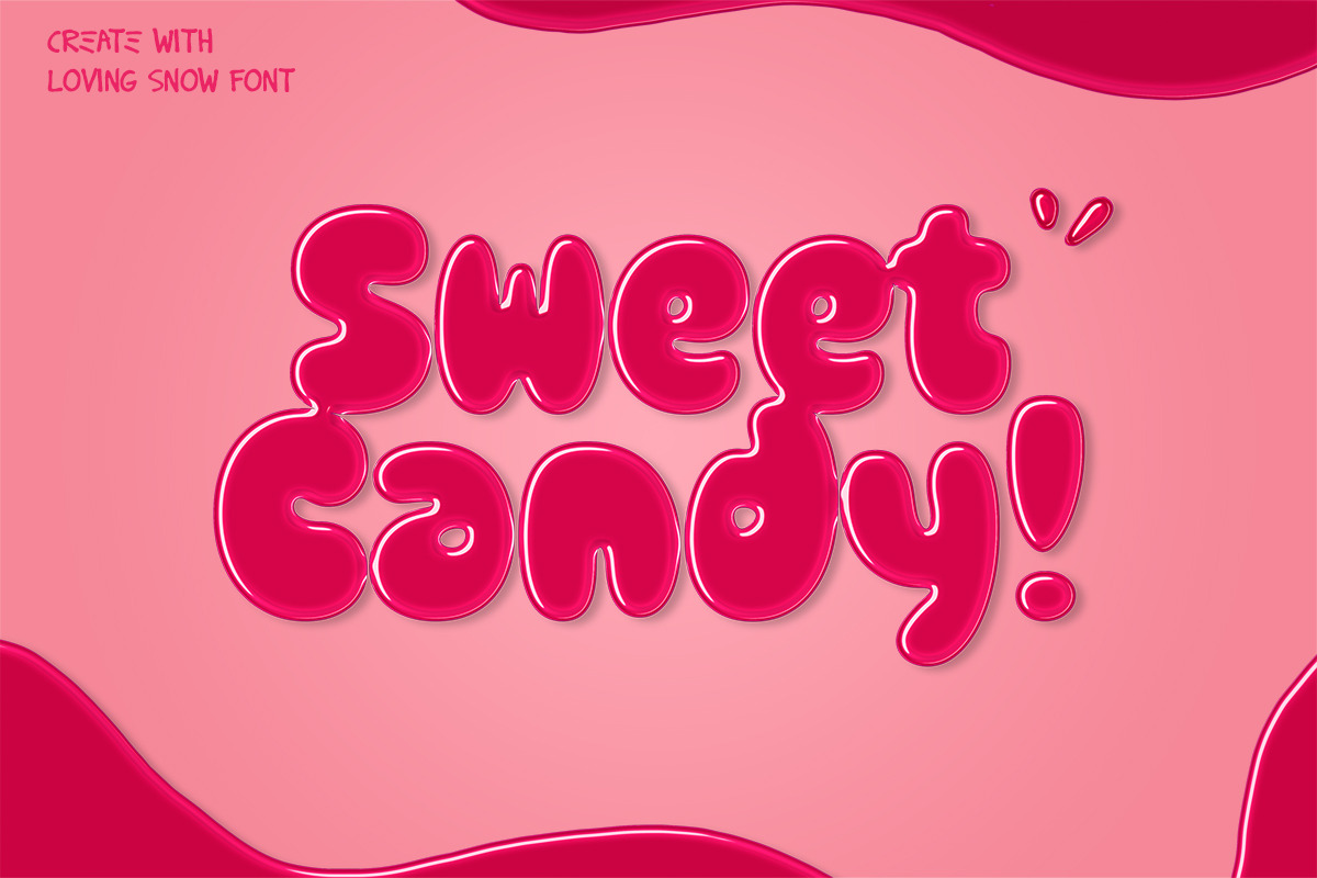 Loving Snow Font, a Font by Kereatype (Photo 9 of 13)
