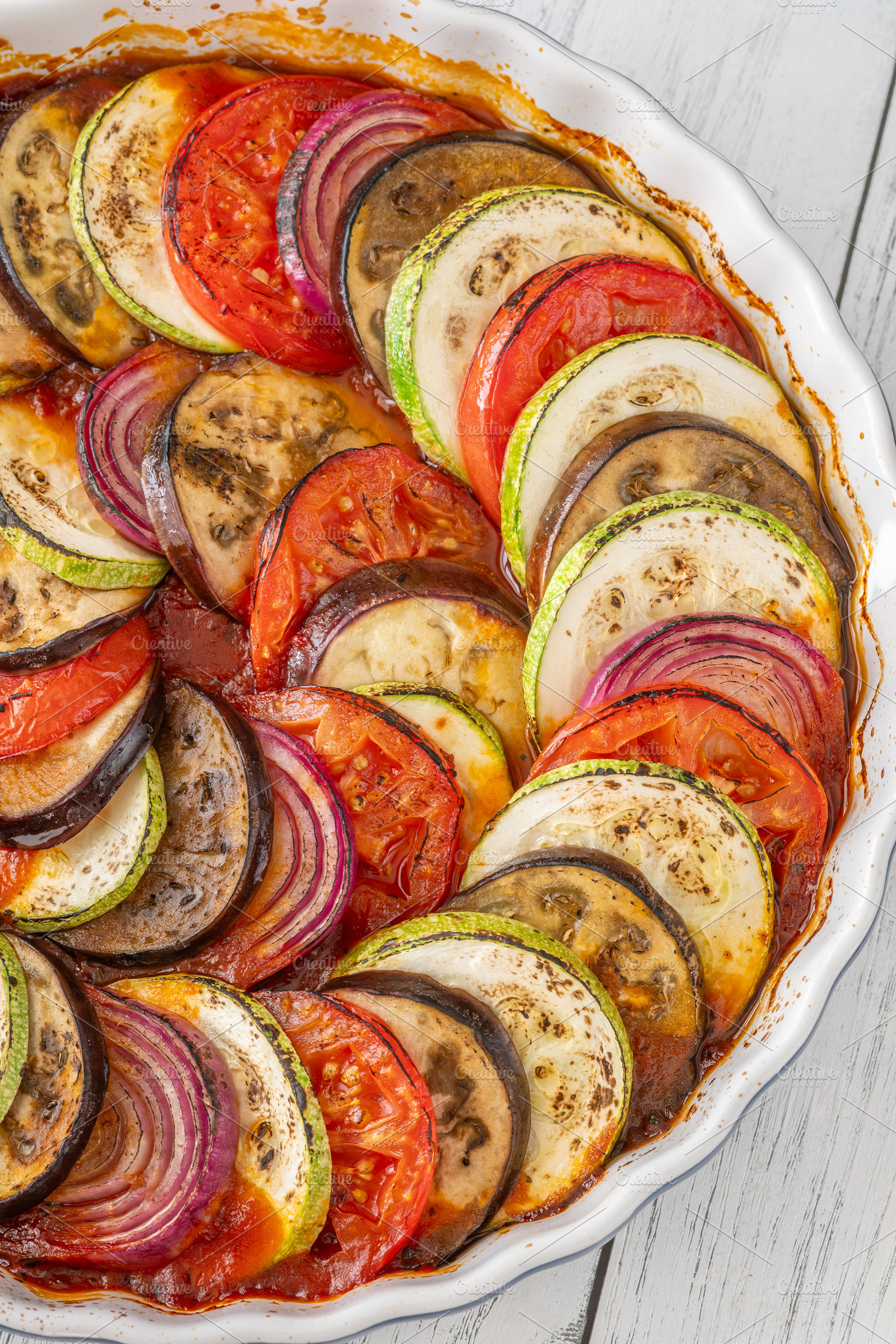 Round baking pot filled with circula, a Food & Drink Photo by Alexander Prokopenko