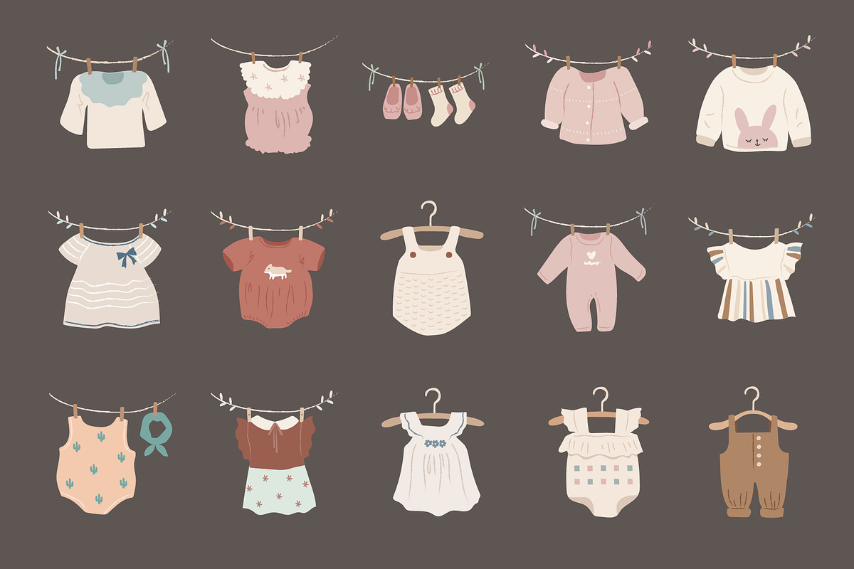 30 babywears, an Object Illustration by Pinkbrush (Photo 2 of 6)