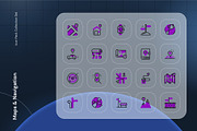 Map & Navigation Icon, a Duotone Icon by Nathaya Studio (Thumbnail 2 of 2)