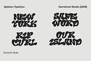Splaterz NS - Organic Graffiti Font, a Handwritten Font by Nurrehmet Studio (Thumbnail 3 of 8)