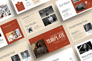 Social Media Presentation Template, a Presentation Template by MightyDesign