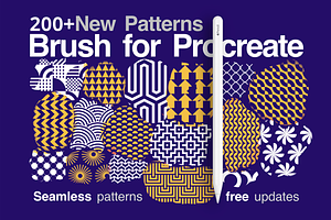 Geometric Patterns 200 for Procreate