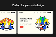 75 Chess Flat Illustrations, a Sport Illustration by Brickclay (Thumbnail 5 of 10)