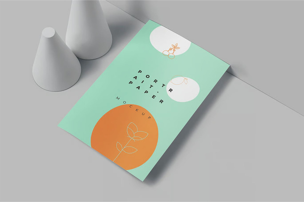 US Half Letter Size Paper Mockups, an Advertising Mockup by megostudi0 (Photo 5 of 7)