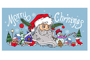 Christmas Greeting Card Illustration, a Decorative Illustration by singpentinkhappy (Thumbnail 6 of 10)