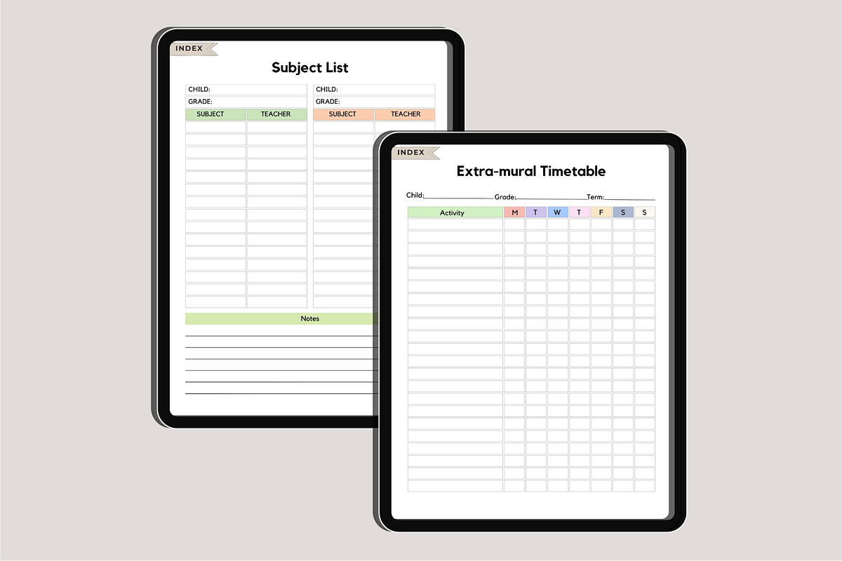 2025 Back To School Digital Planner, a Stationery Template by Designmela01 (Photo 7 of 10)