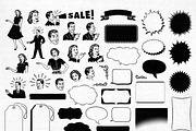 1950s Style Retro Ad Templates, a Templates & Theme by DISTRICT 62 STUDIO (Thumbnail 3 of 6)