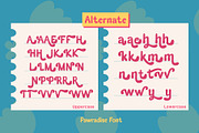 Pawradise Bubbly Display Typeface, a Handwritten Font by Casloop Studio (Thumbnail 14 of 15)