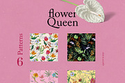 Flower Queen. Botanical vintage, an Object Illustration by Colden Blue (Thumbnail 6 of 14)