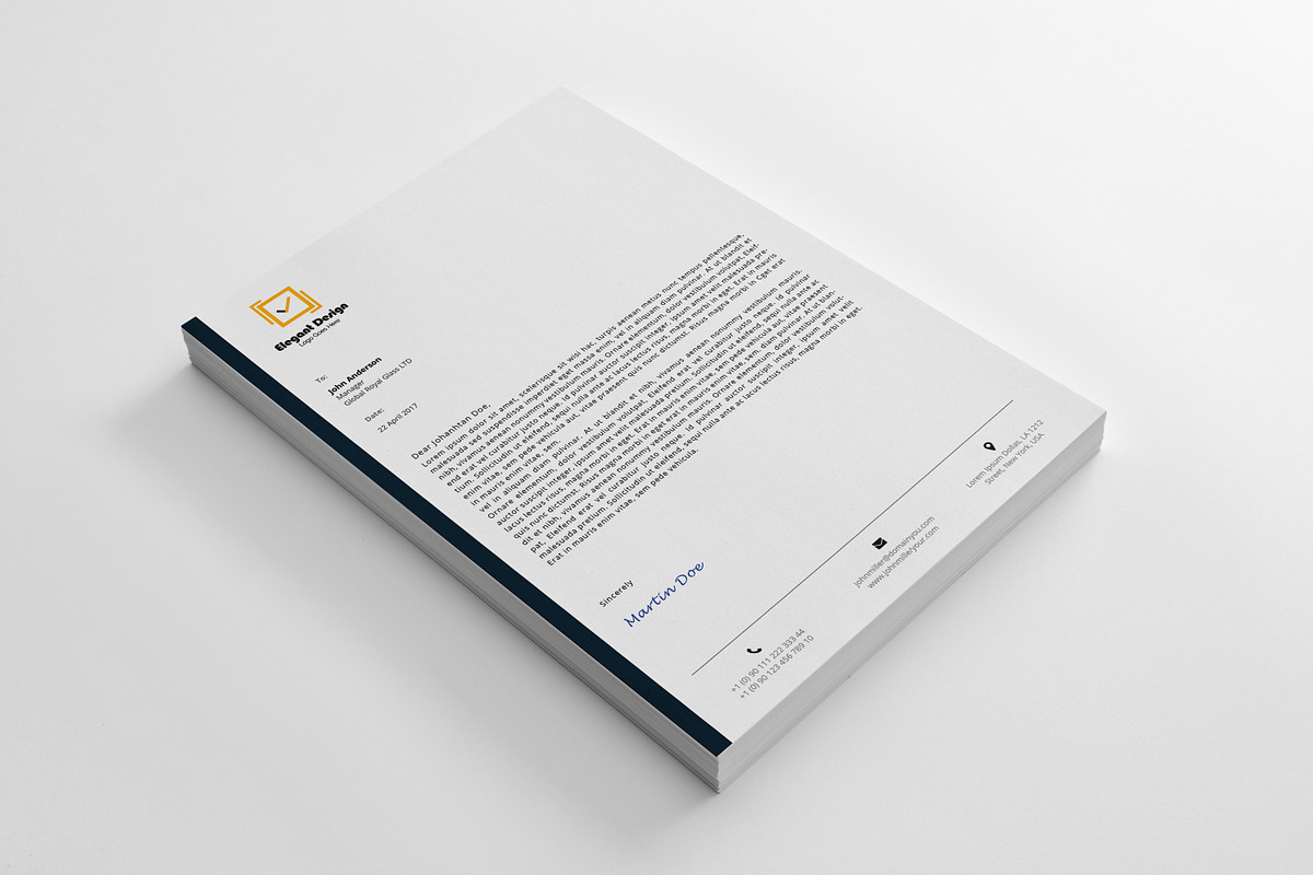 Corporate Identity, a Stationery Template by SlideCo (Photo 7 of 8)