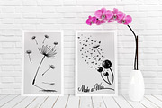 Dandelions & Overlays AI EPS PNG, an Illustration by FrankiesDaughtersDesign (Thumbnail 6 of 6)