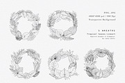 “Charm” Tropical Leaves Lineart, an Illustration by Sense Library (Thumbnail 5 of 23)