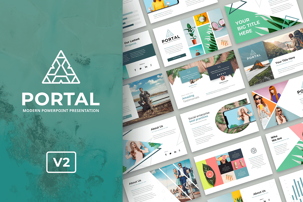 Colossal PowerPoint Templates Bundle, a Presentation Template by Reshapely (Photo 3 of 17)