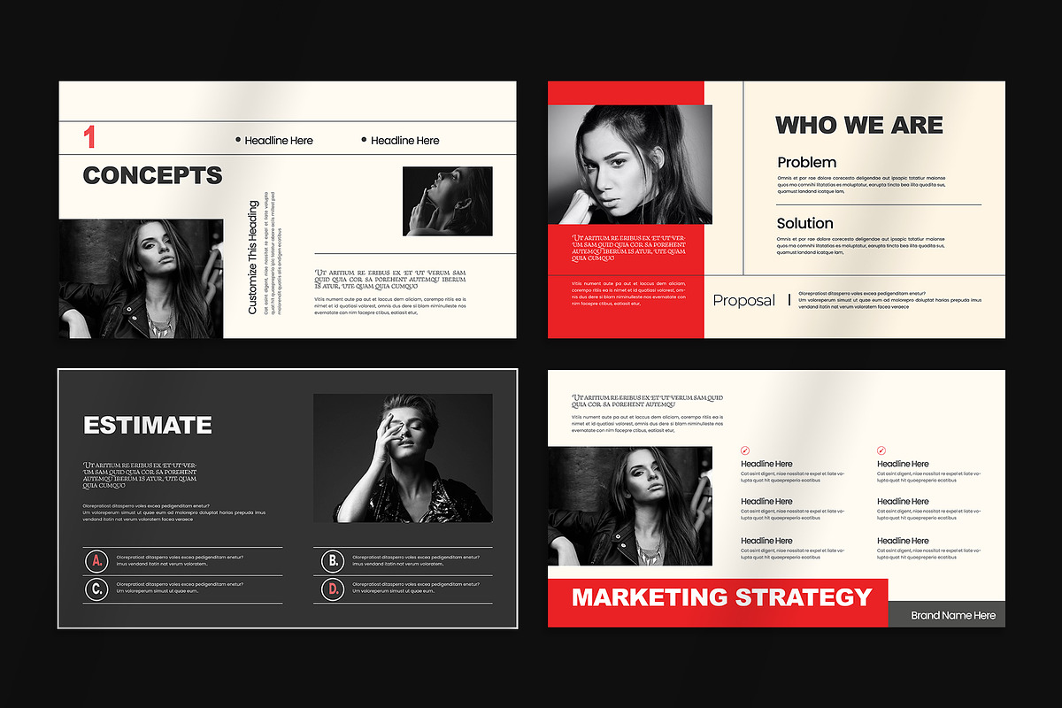 Brand Proposal Presentation Template, a Presentation Template by Oriofix (Photo 6 of 7)