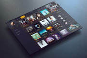 iPad Music App Ui, an App Template by ALEX BENDER UI STORE (Thumbnail 3 of 5)