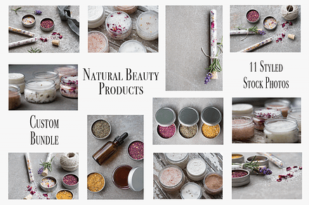 Natural Beauty Spa Products Bundle