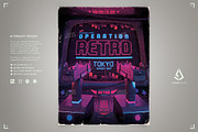 Retro Gaming Flyer Cyberpunk Arcade, a Flyer Template by Storm Pixels (Thumbnail 2 of 4)