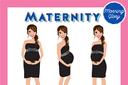 Maternity Pregnant Portrait Creator, a Person Illustration by Lauren Lesley Studio (Thumbnail 27 of 45)