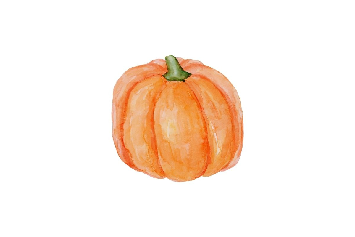 Vintage Pumpkin Clipart PNG, image size:1200x800