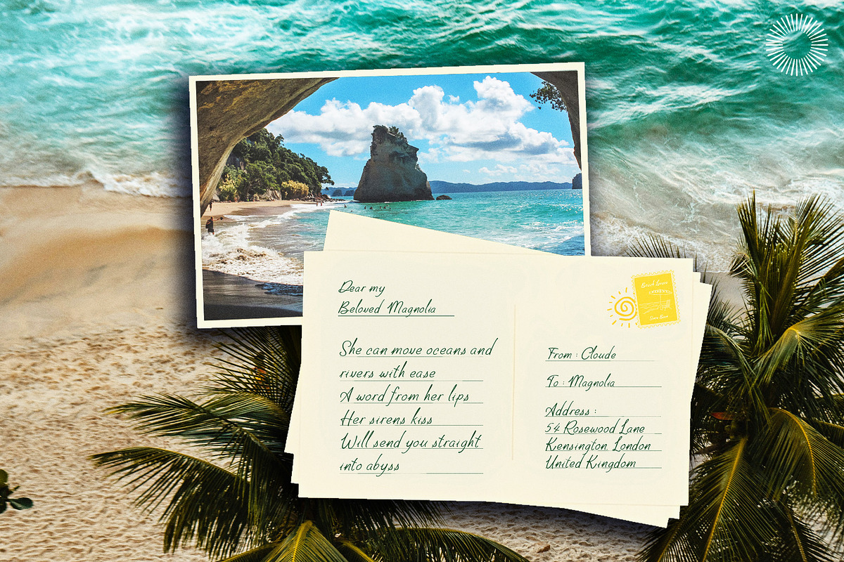 The Rowdy Waves| Coastal handwritten, a Handwritten Font by Setara Langit CreativeStd (Photo 10 of 12)